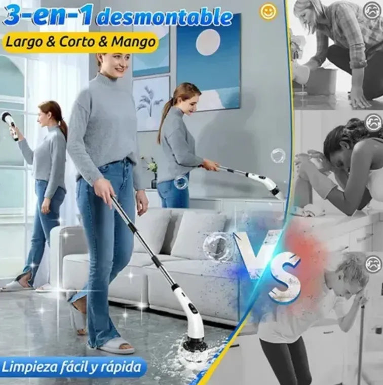 Transforma Tu Limpieza con el Cepillo Eléctrico 9 en 1